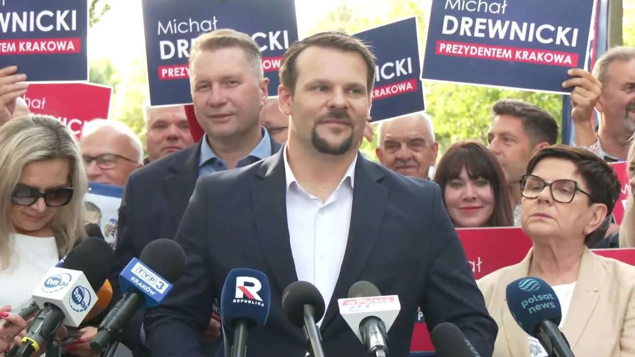 Michał Drewnicki przedstawił swój plan dla Krakowa. "Miasto potrzebuje silnego prezydenta"