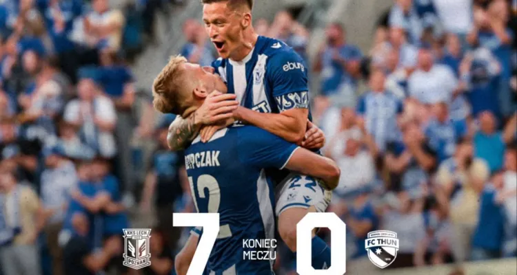 Demolka w Poznaniu! Lech strzelił siedem goli i jest o krok od Ligi Europy