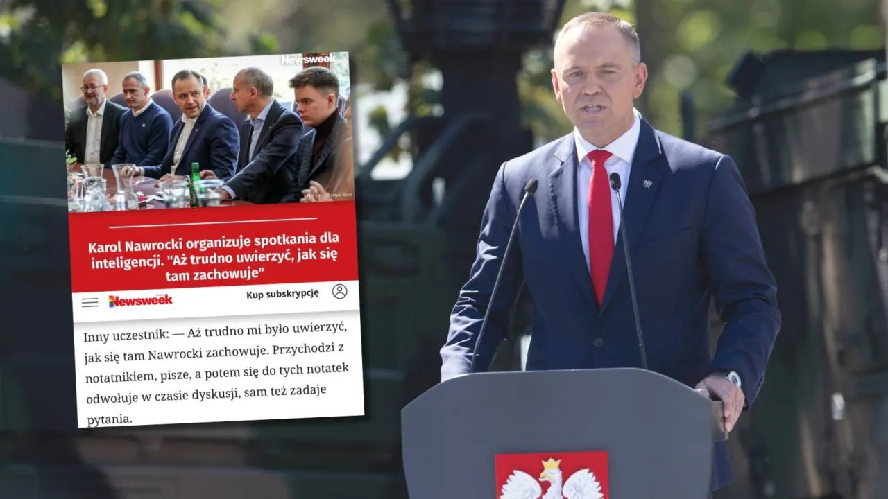 „Aż trudno uwierzyć”! Newsweek grzmi o prezydencie Nawrockim. Poszło o… notatnik