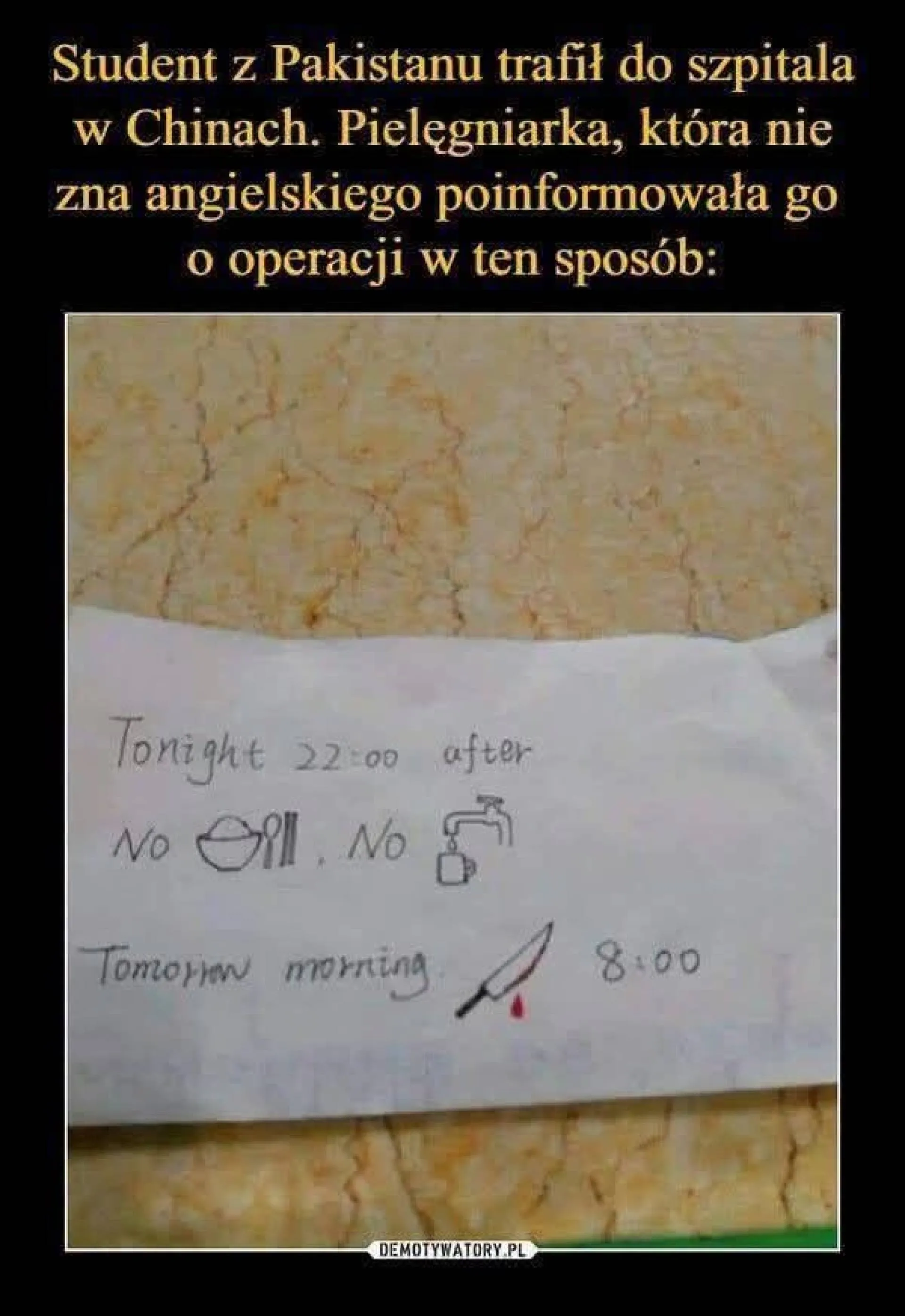 Mógł się zdziwić