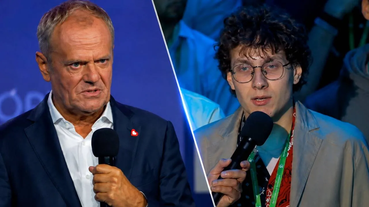 To musiał być cios. Tusk na Campusie Trzaskowskiego usłyszał: „Nie myślał pan, żeby zniknąć z polityki?”
