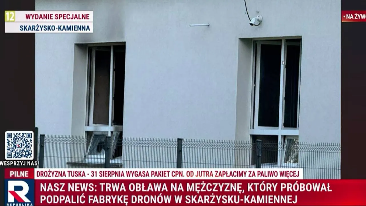 Pożar w WB Electronics w Skarżysku-Kamiennej. Policjanci wydali komunikat