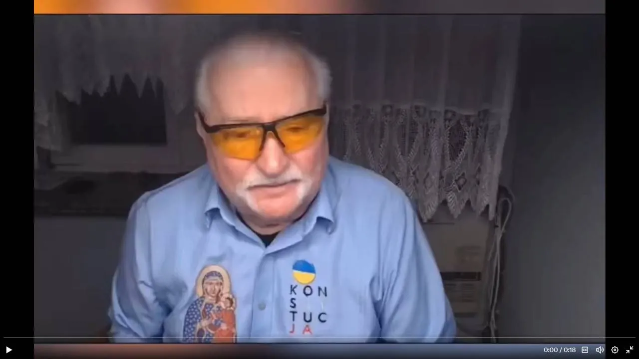 Wałęsa zapytany o prezydenta Nawrockiego. "Żądam przeliczenia" - wypalił