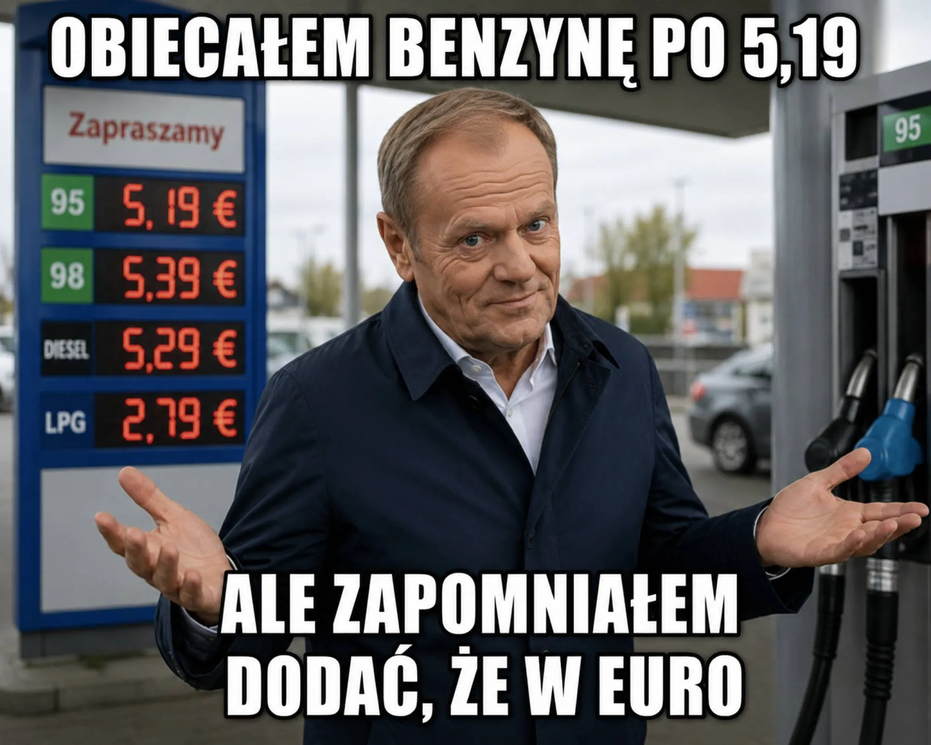 Benzyna w euro