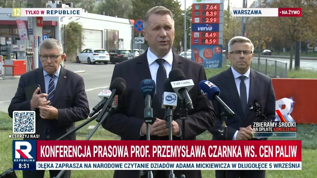 Powrót drożyzny na stacjach. Czarnek apeluje do rządzących o ponowne obniżki