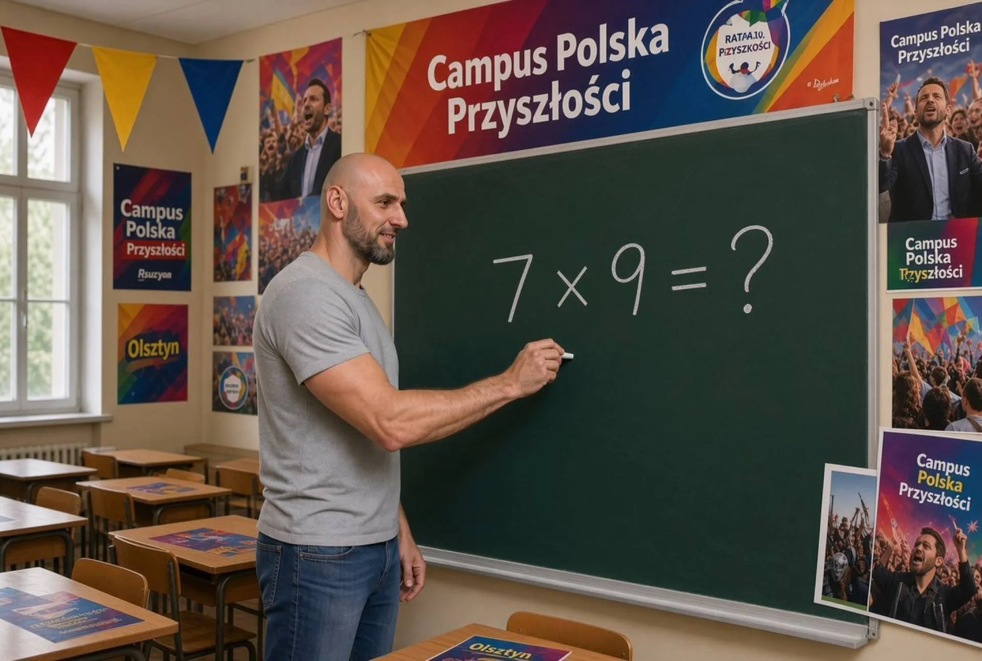 Gortat na campusie
