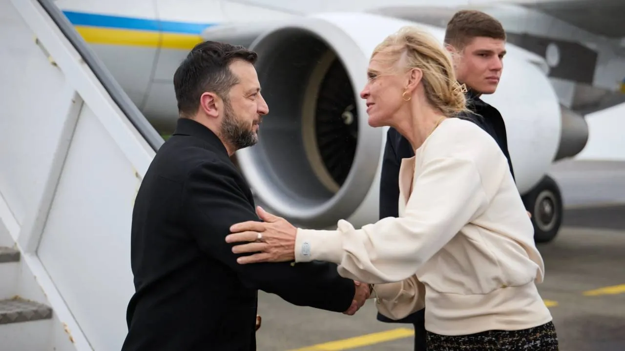 W samolot prezydenta Ukrainy prawie trafił rosyjski dron