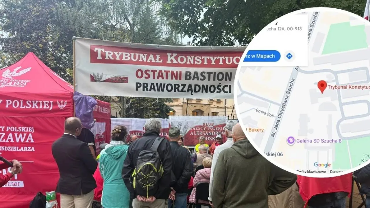 Miasteczko Klubów Gazety Polskiej pod Trybunałem Konstytucyjnym czeka na odwiedzających