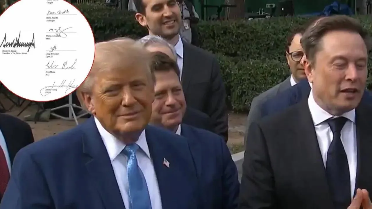 "Konstytucja" AI podpisana. Obok Trumpa nazwiska szefów gigantów z branży