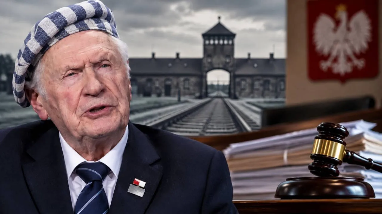 101-letni były więzień Auschwitz wciąż czeka na finał procesu. Sprzeciwił się „polskim obozom zagłady”