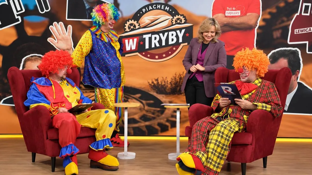 Była dyktatura ciemniaków, jest dyktatura cudaków! Występ klaunów w Republice