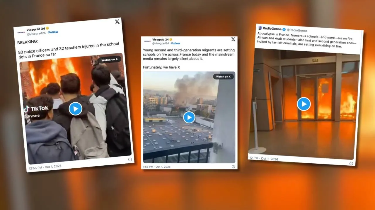 Francja w ogniu! Zamieszki ogarniają kraj. Płoną szkoły, uliczne kosze i samochody