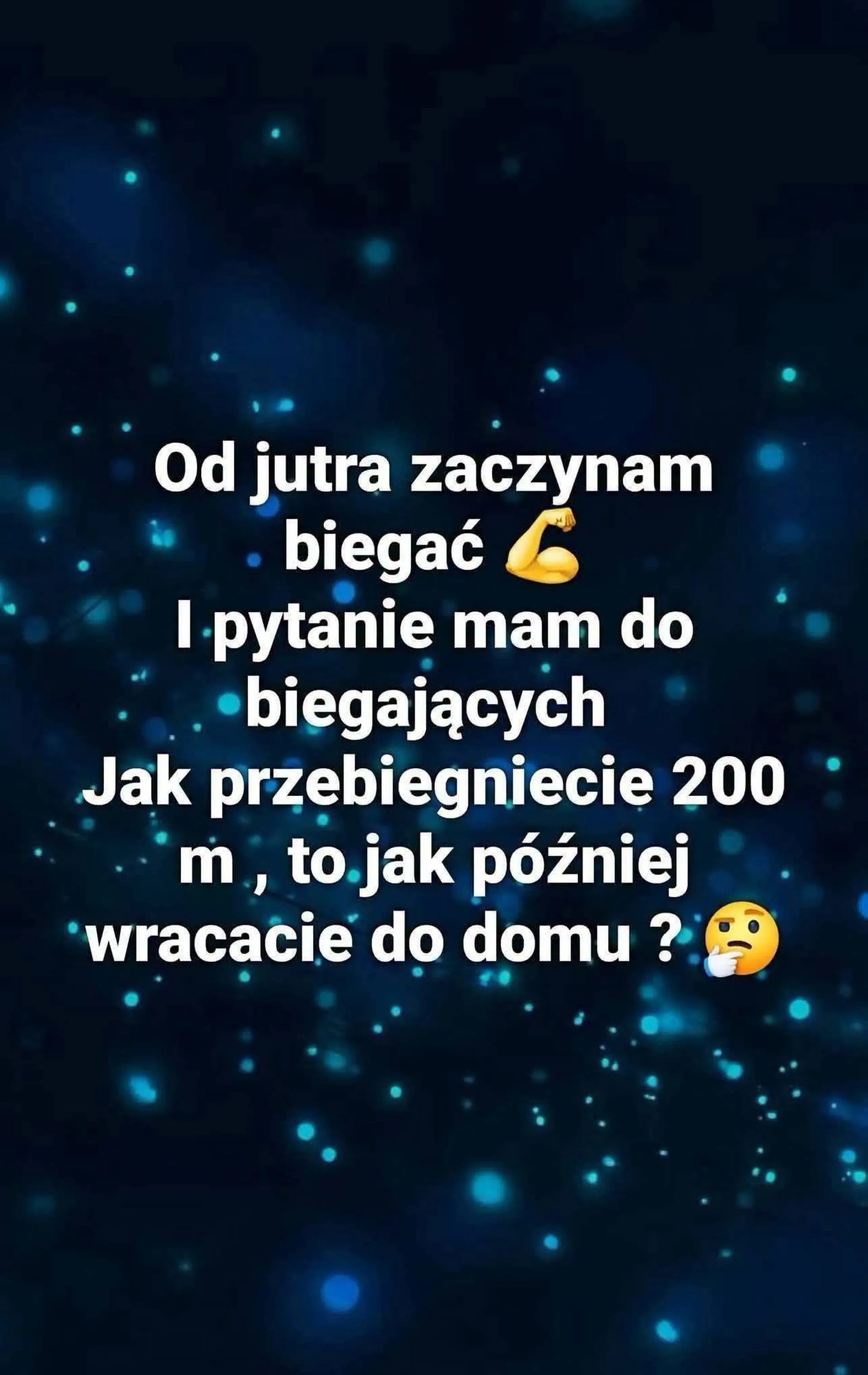 Pytanie dla biegających
