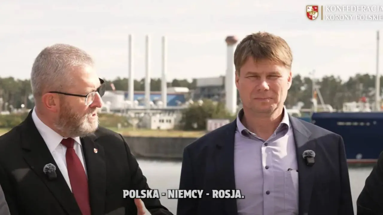 Ramię w ramię z AfD w obronie Nord Stream. Grzegorz Braun: "Uwielbiam zapach rosyjskiego gazu o poranku"