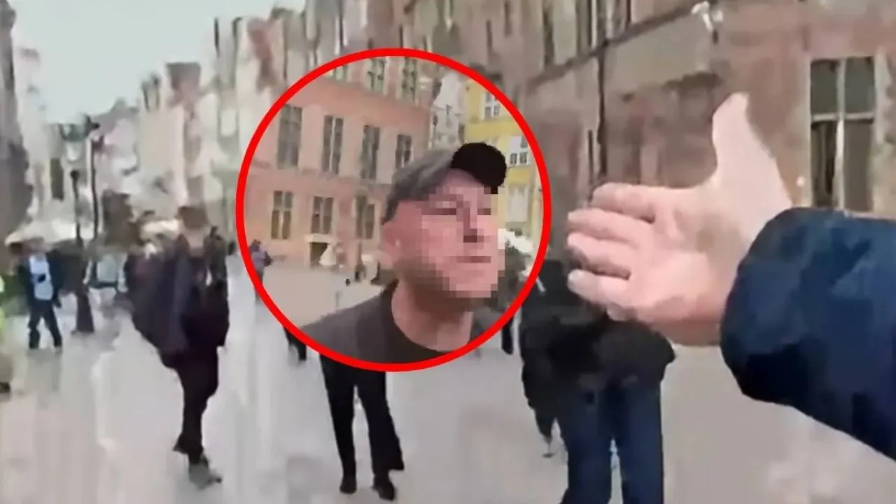 Skandal w Gdańsku. Wulgarny agresor zaatakował reportera TV Republika. "Agresywny typek"