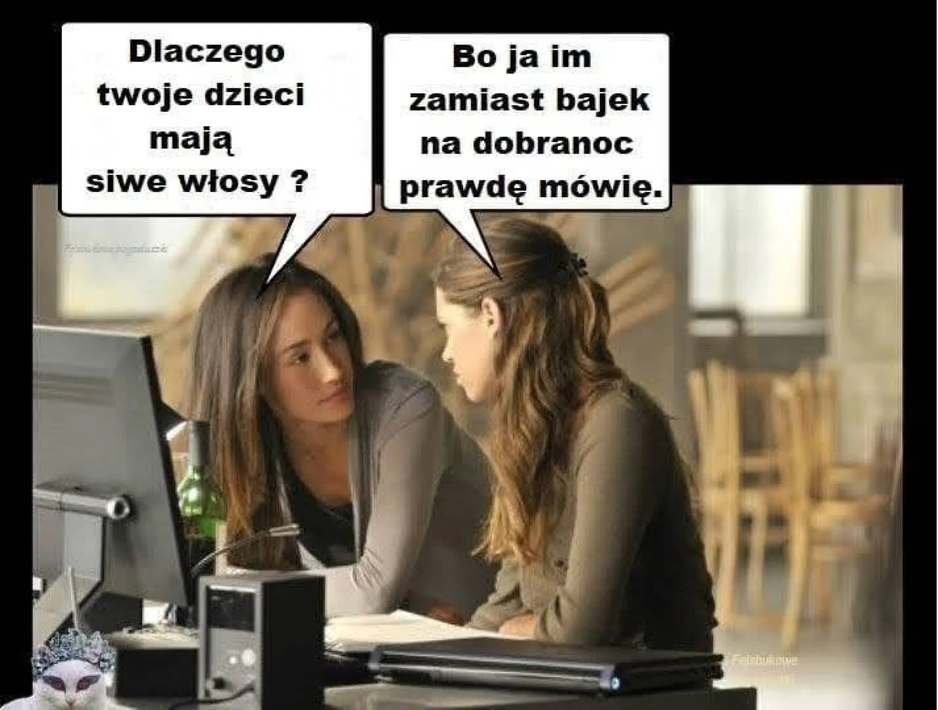 Siwe włosy