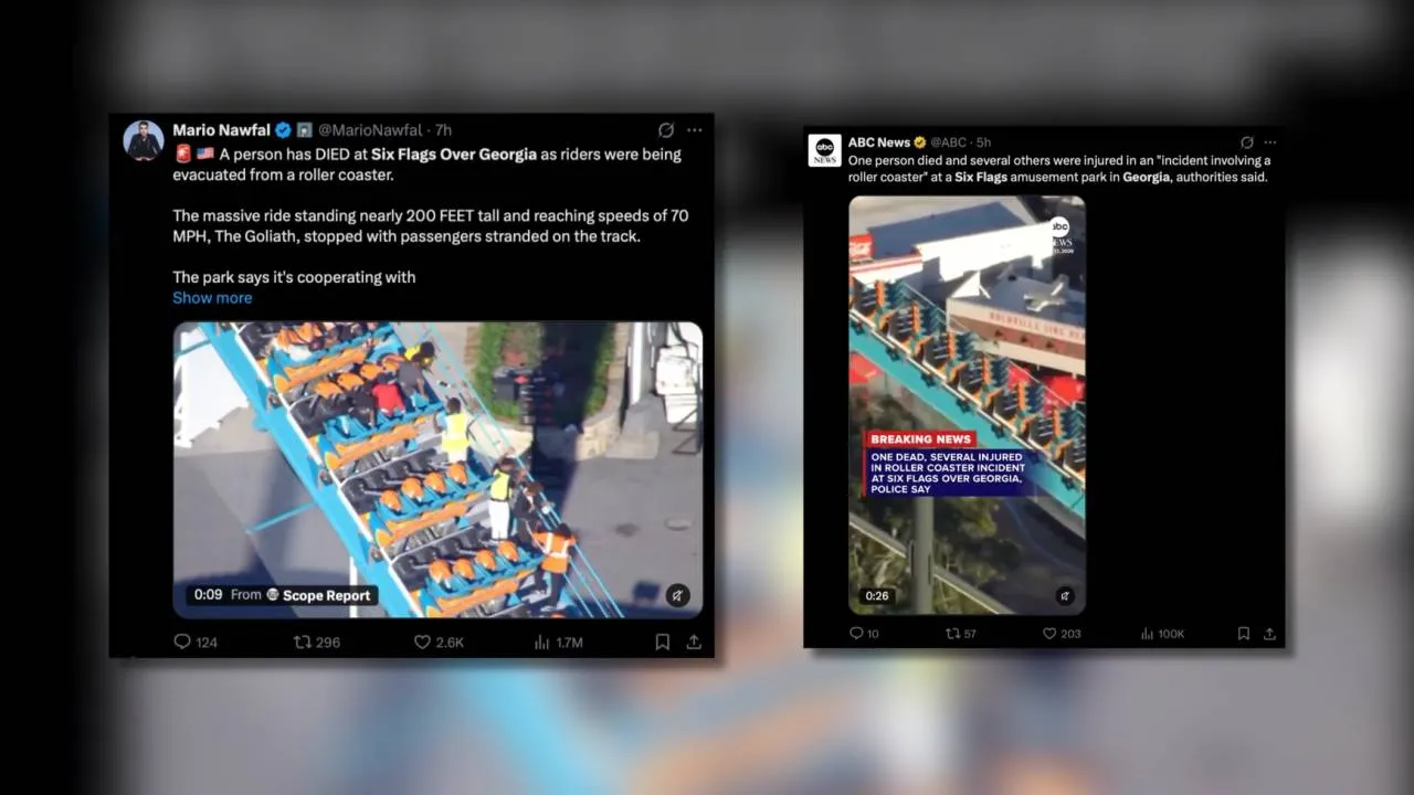 Dramat w parku rozrywki. Mężczyzna wypadł z rollercoastera