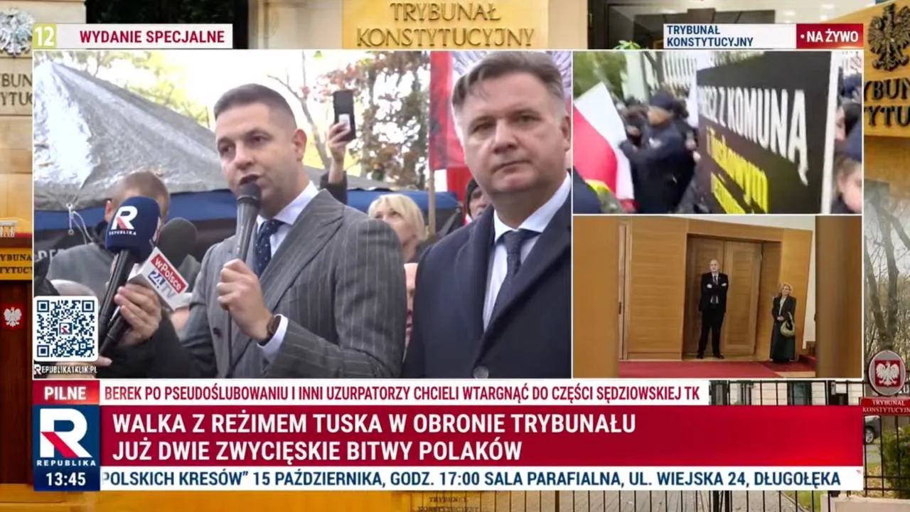 "Wiecie, dlaczego chcą przejąć Trybunał?". Jaki podał cztery powody