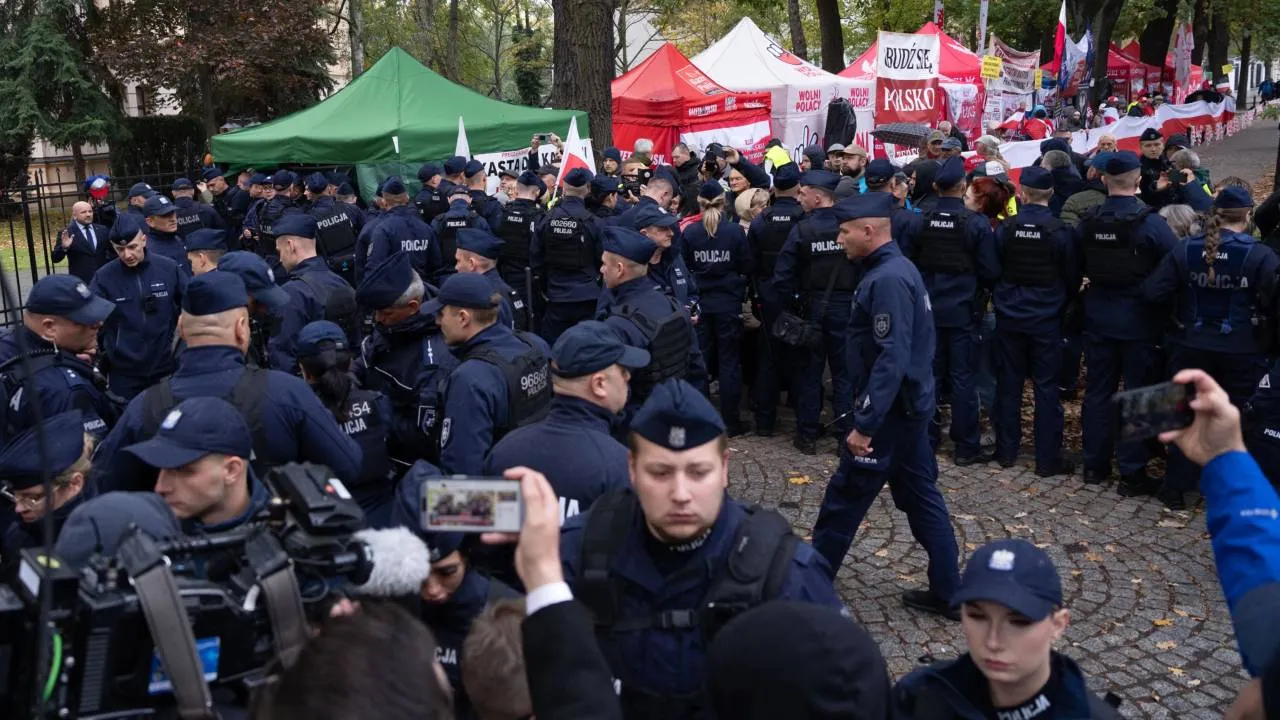 Szturm policji na TK