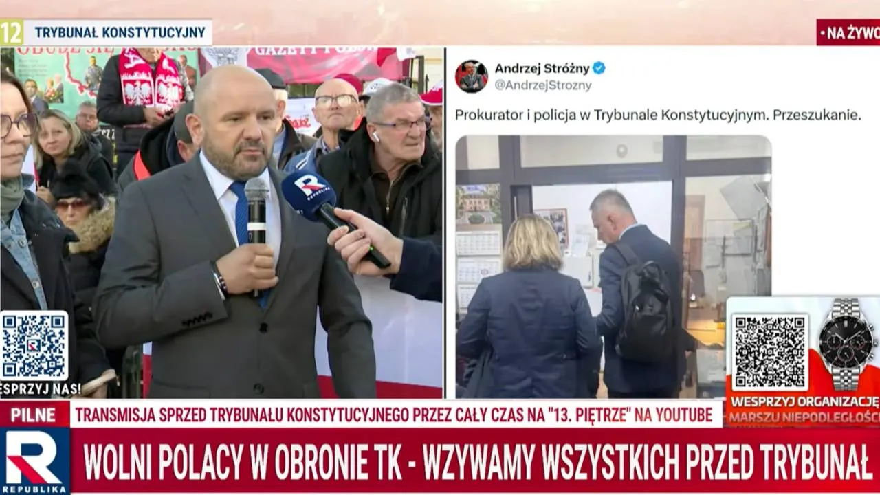 Gosek alarmuje po wejściu prokuratora Żurka do TK. "Będą próbowali rozbić miasteczko"