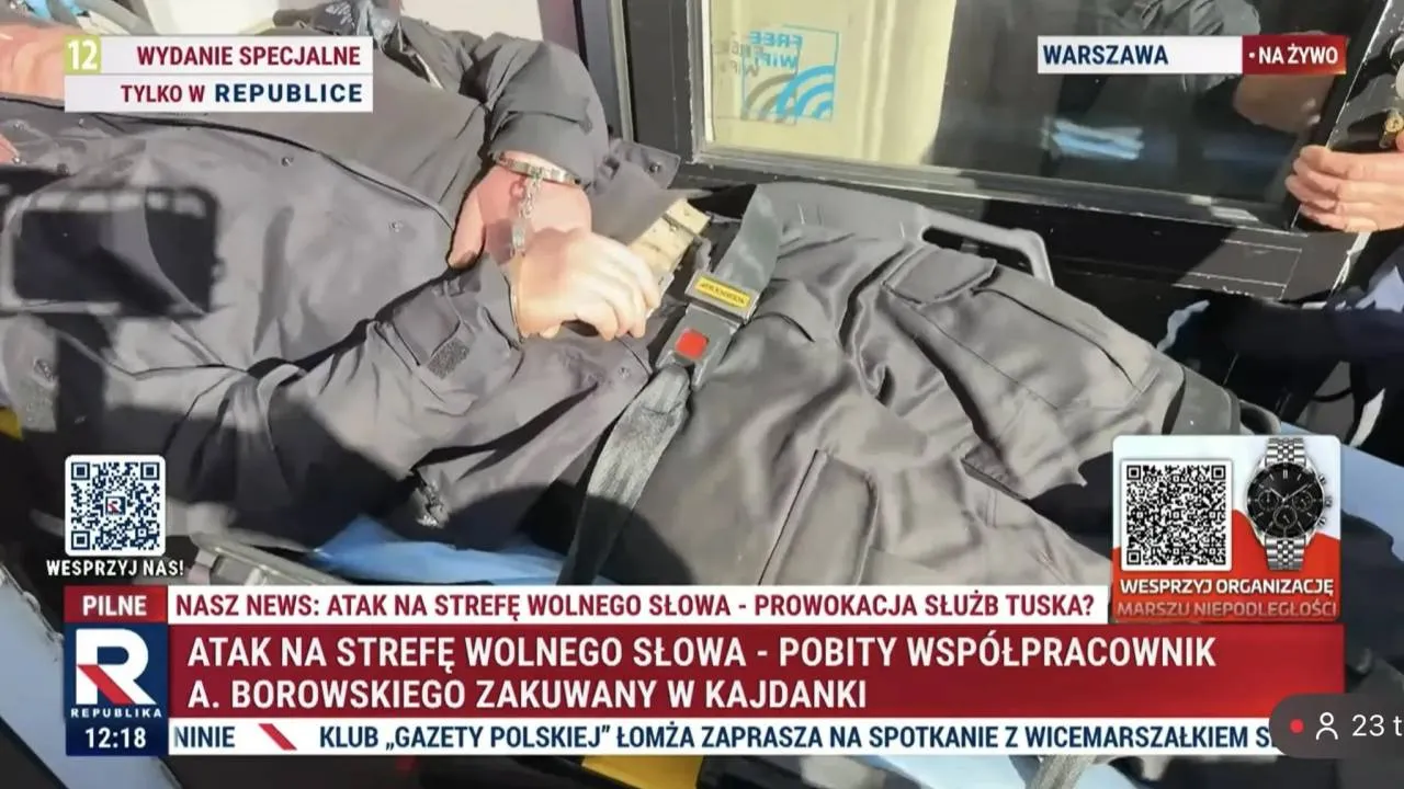 Szokujące sceny w Stowarzyszeniu Wolnego Słowa. Prawnik: Działania policji przekroczyły wszelkie granice