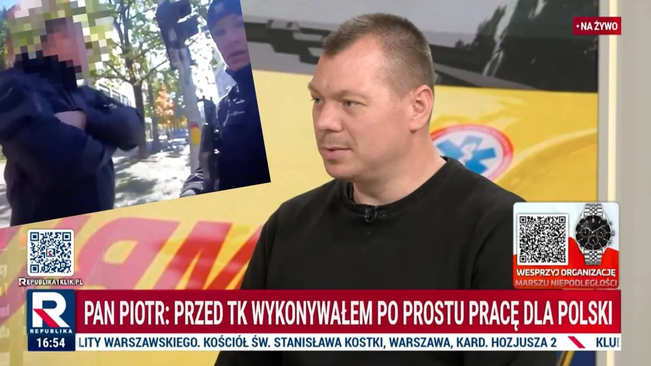 "Zostałem wytypowany. Chcieli się mnie pozbyć". Pan Piotr wrócił do momentu zatrzymania