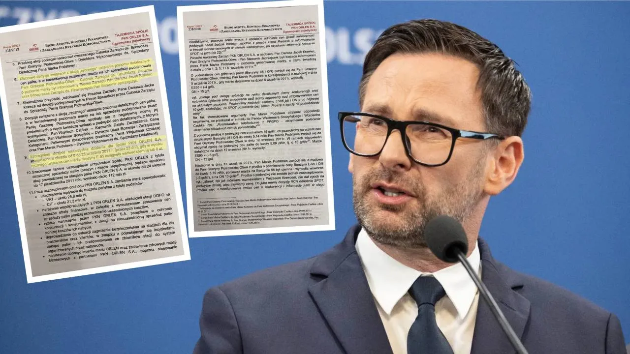 Ręczne sterowanie cenami paliw przed wyborami za rządów PO-PSL? Obajtek pokazał dokumenty