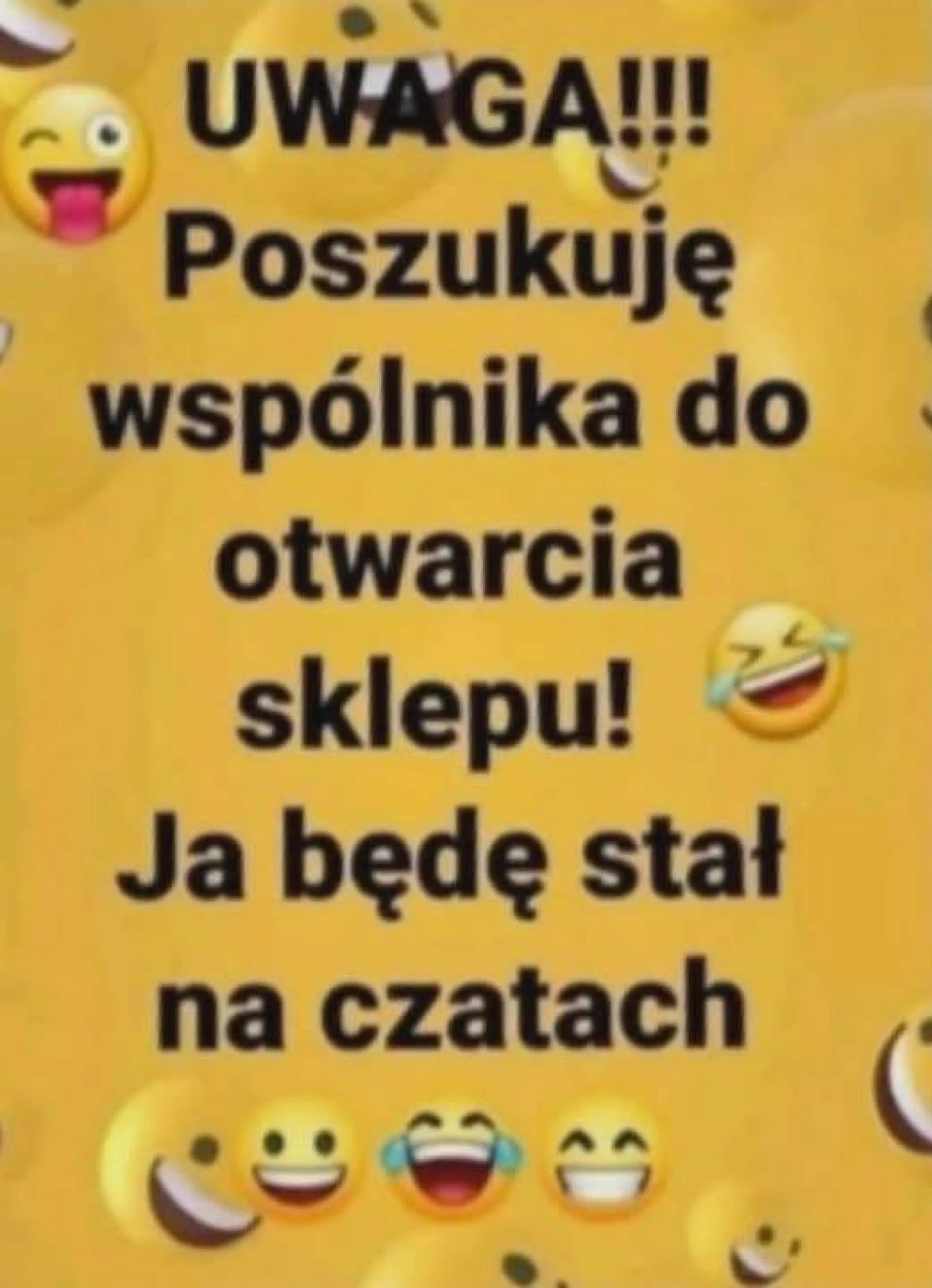 Wspólnik poszukiwany