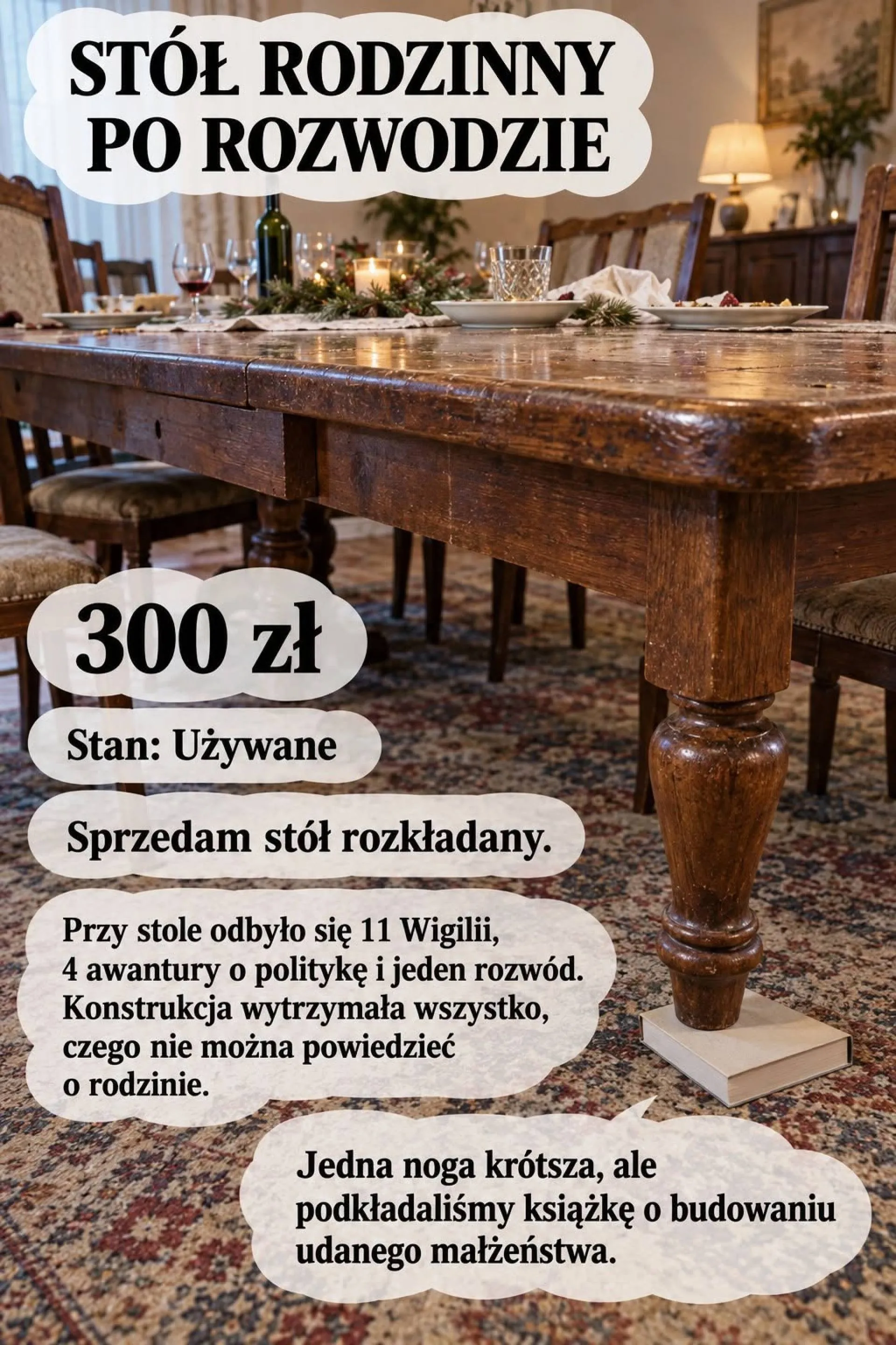 Stół na sprzedaż