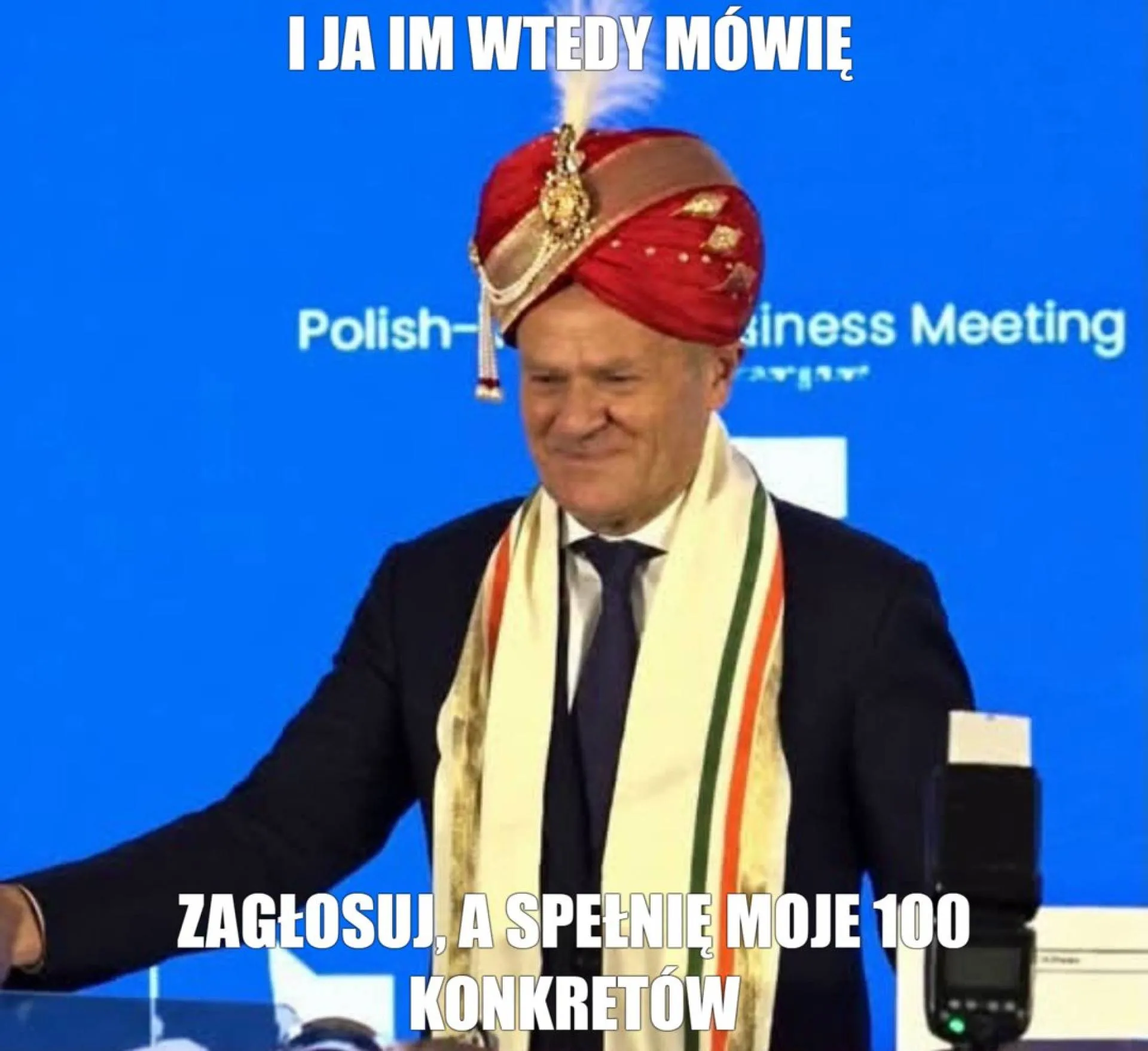 Powiedział