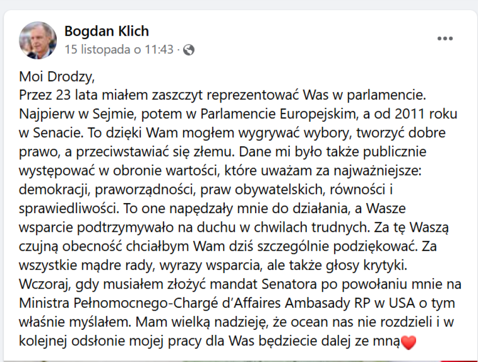 Wpis Bogdana Klicha