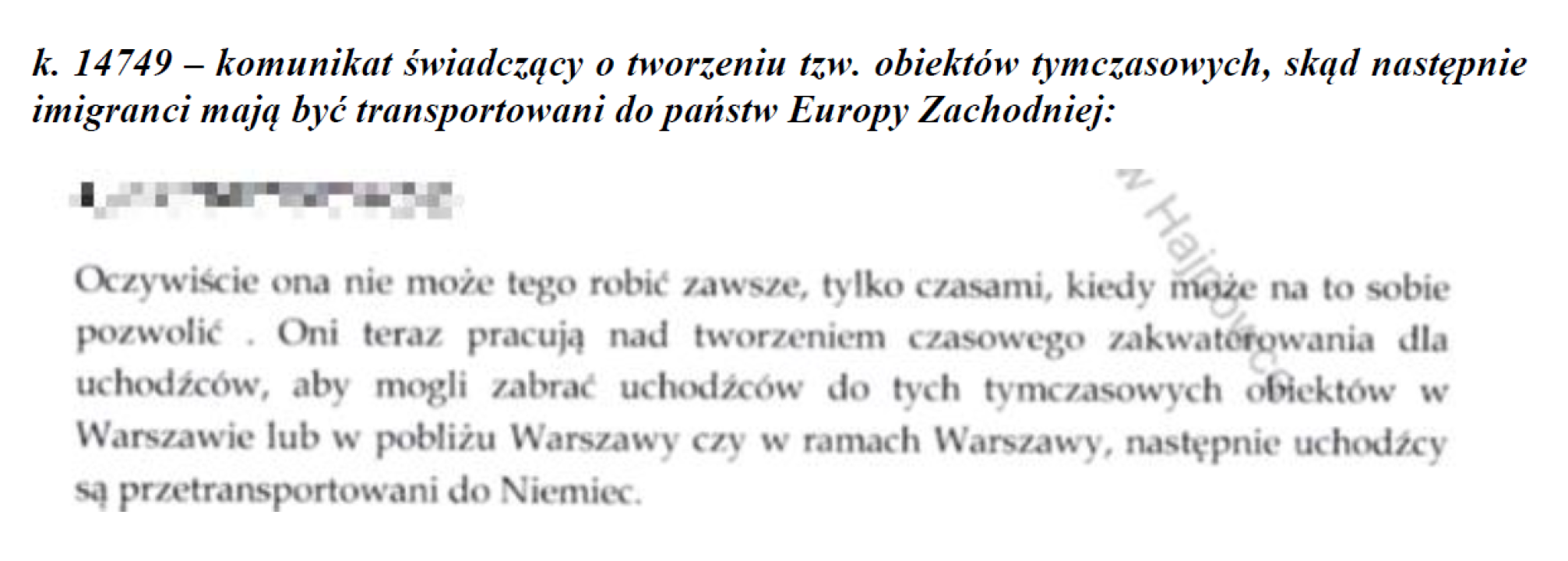 Screeny z telefonu oskarżonej Kamili M.