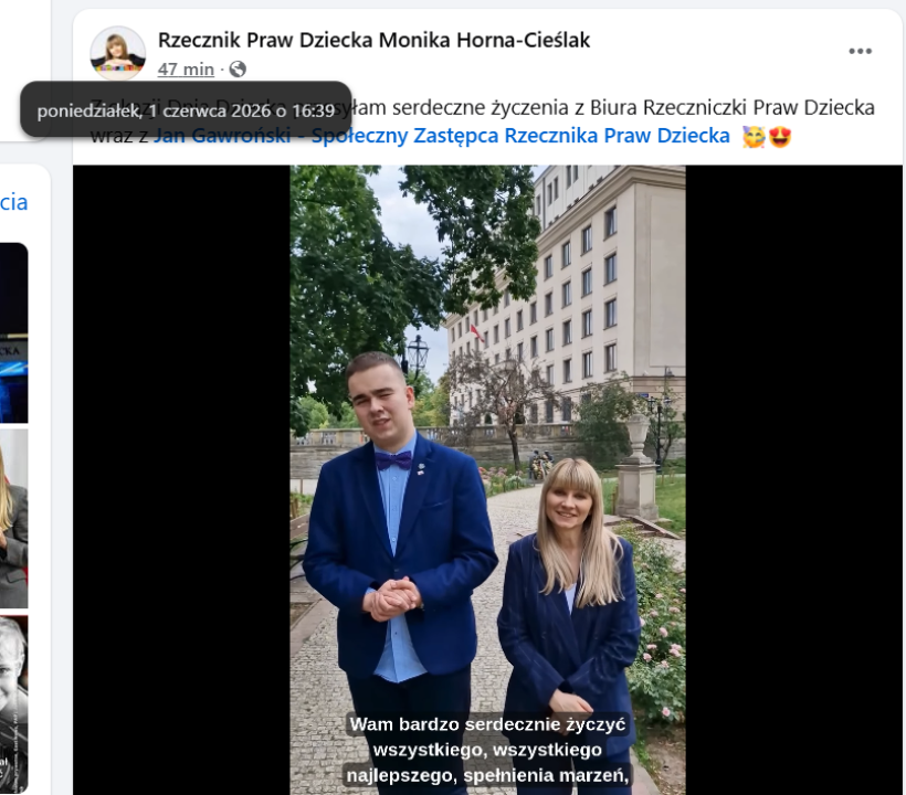 FB ujawnił godzinę publikacji